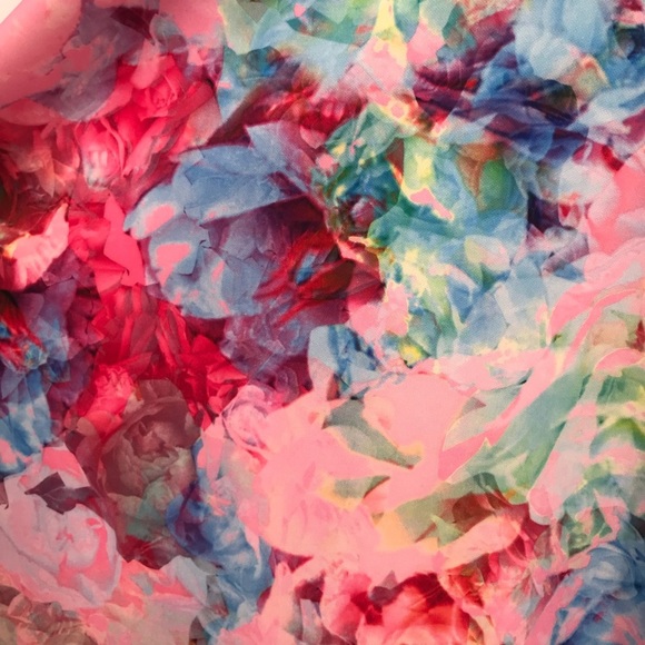 Vibrant, Colorful Stretch Floral Dress - Picture 7 of 13